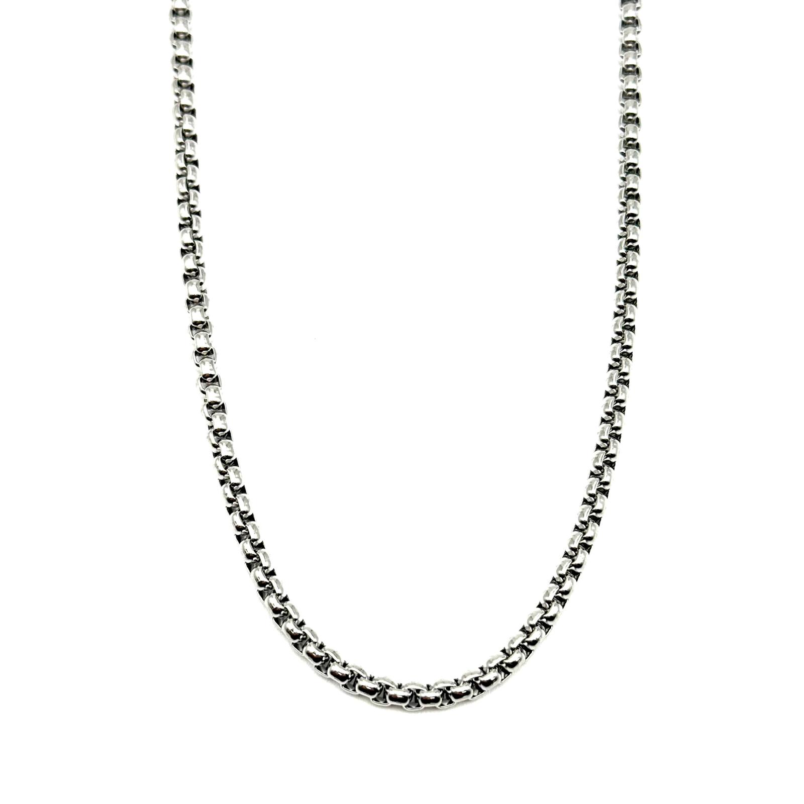 Collana Catena Snake Quadrato Collana Catena Snake Quadrato